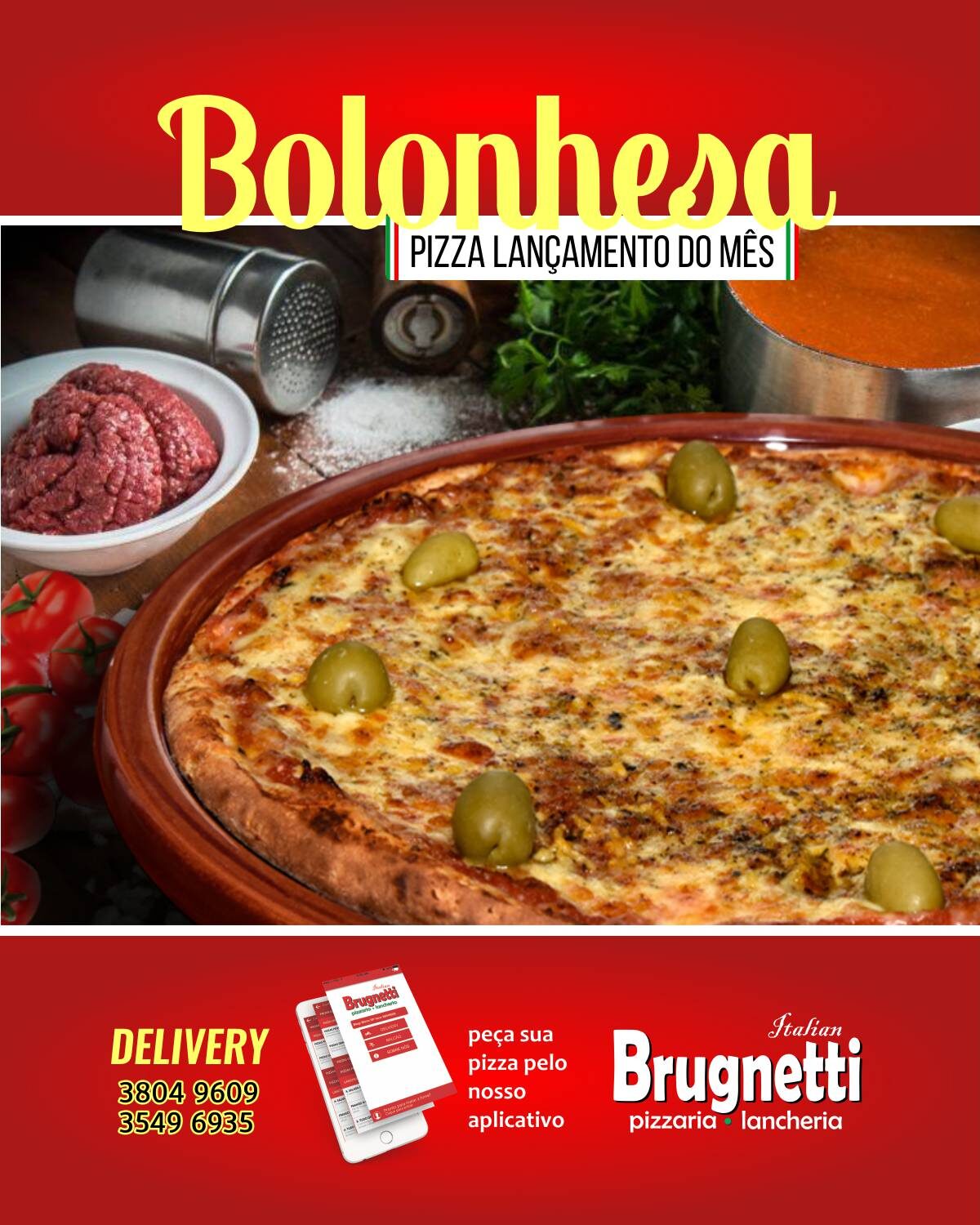 Brugnetti - Pizza do mês
